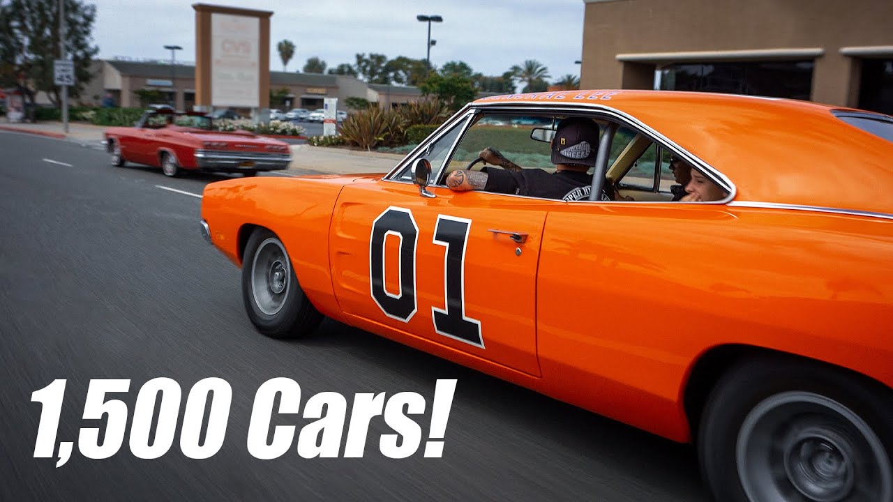 1,500 Classic Cars Take Over City Streets