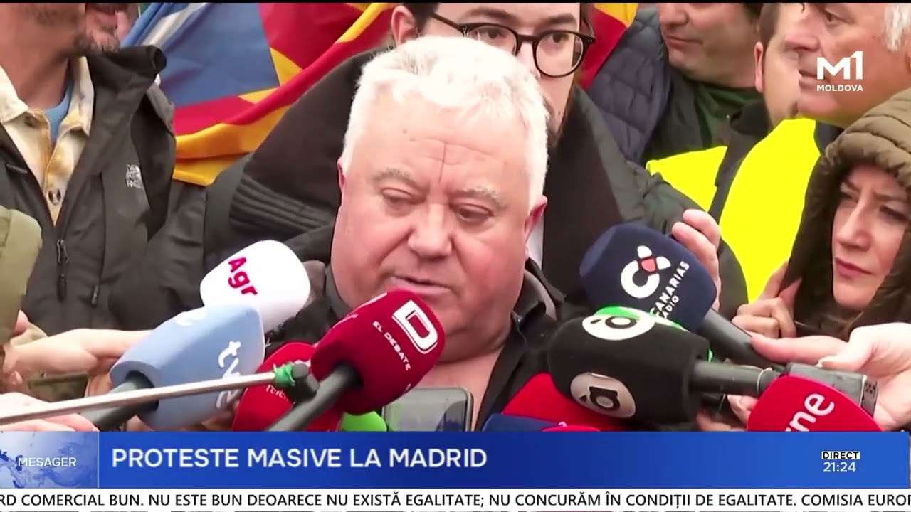 Peste 1.500 de agricultori și sute de tractoare contestă acordul UE–Mercosur
