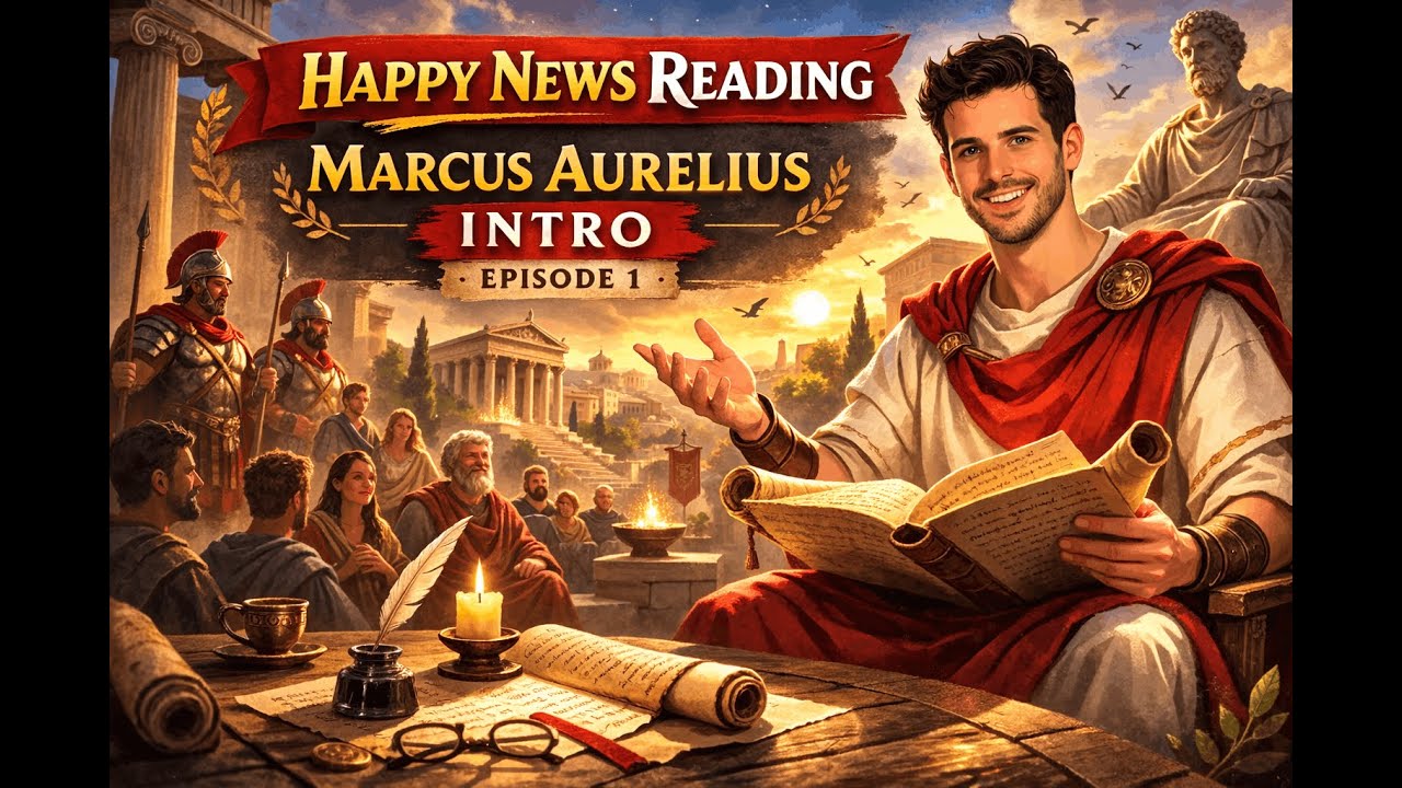Meditations by Marcus Aurelius: Episode 1 — Introduction and backstory. Happy News, Learning!