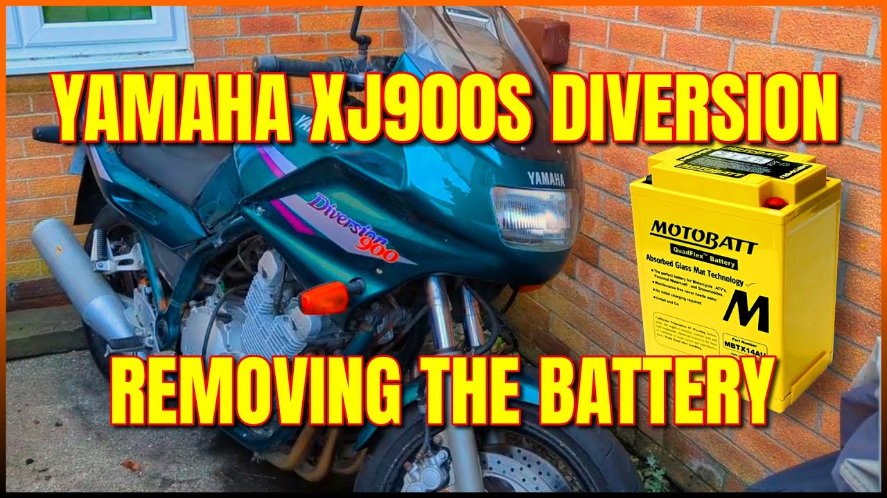 Yamaha XJ900S Diversion - how to remove the battery