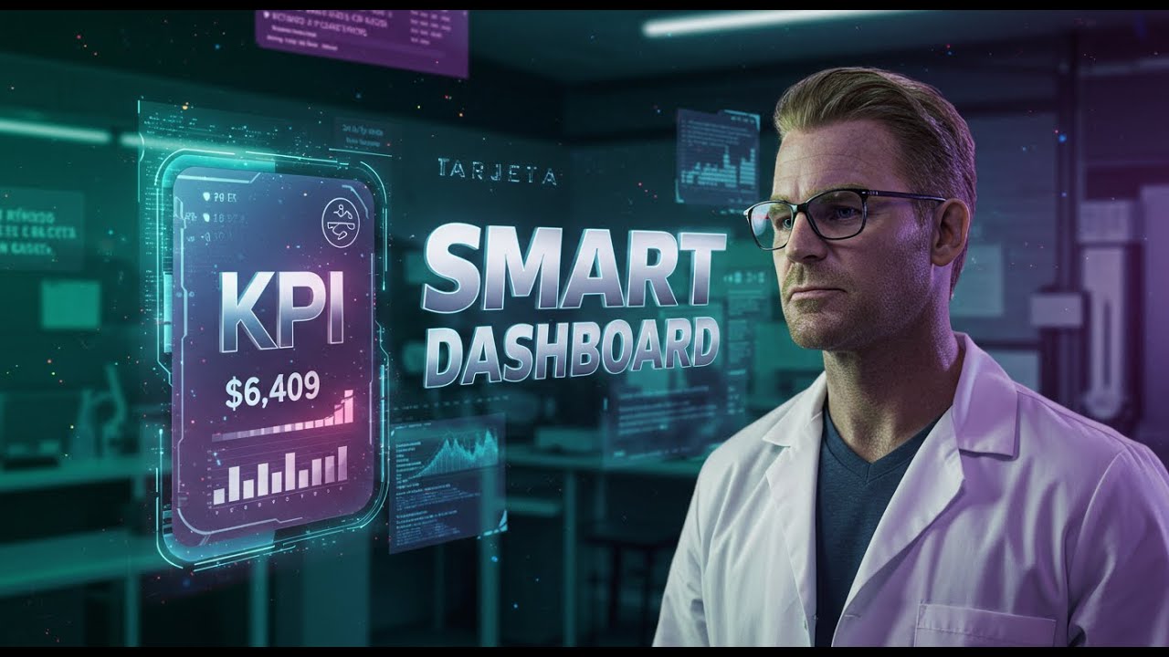 Cómo HACER una TARJETA INTERACTIVA con Excel | Tarjeta KPI