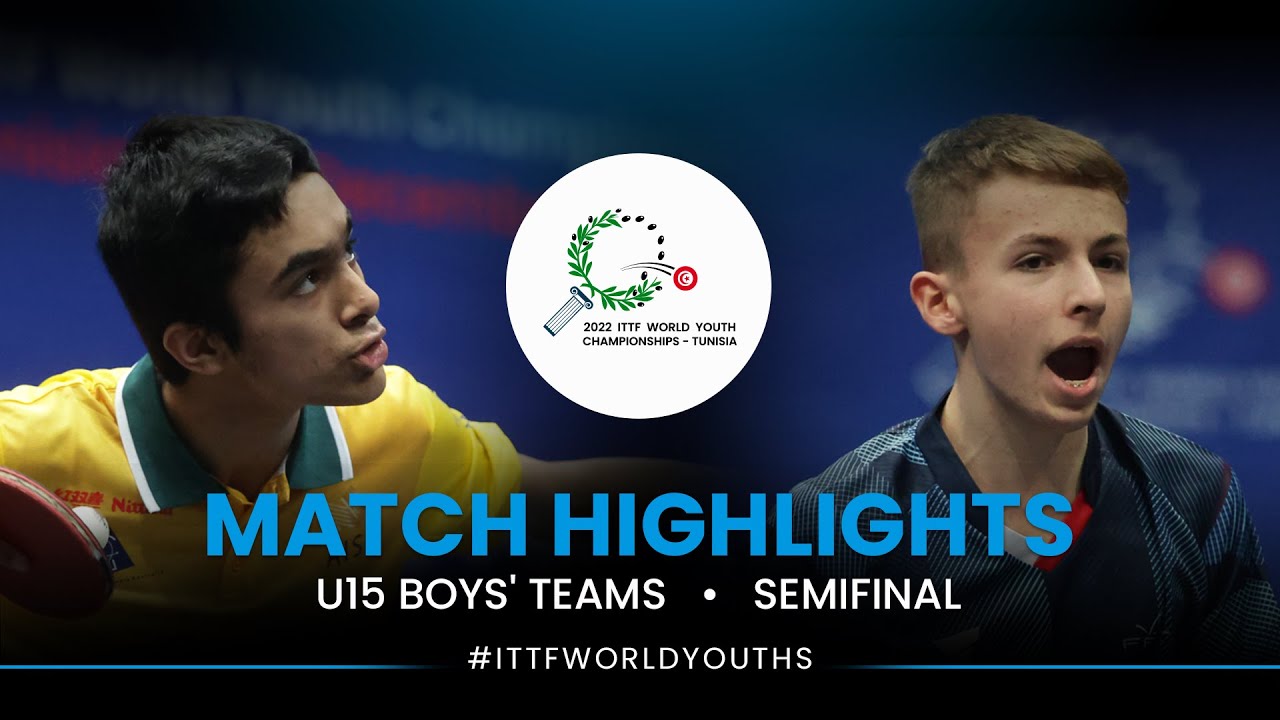 Aditya Sareen vs Flavien Coton | U15 Boys' Teams Semifinal | ITTF World Youth Championships 2022