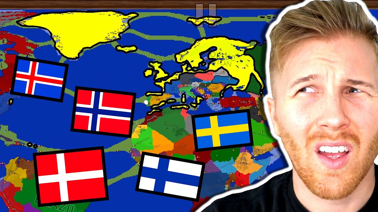 I United Every Piece of Land Ever Owned By Nordic Countries... (World War Simulator)