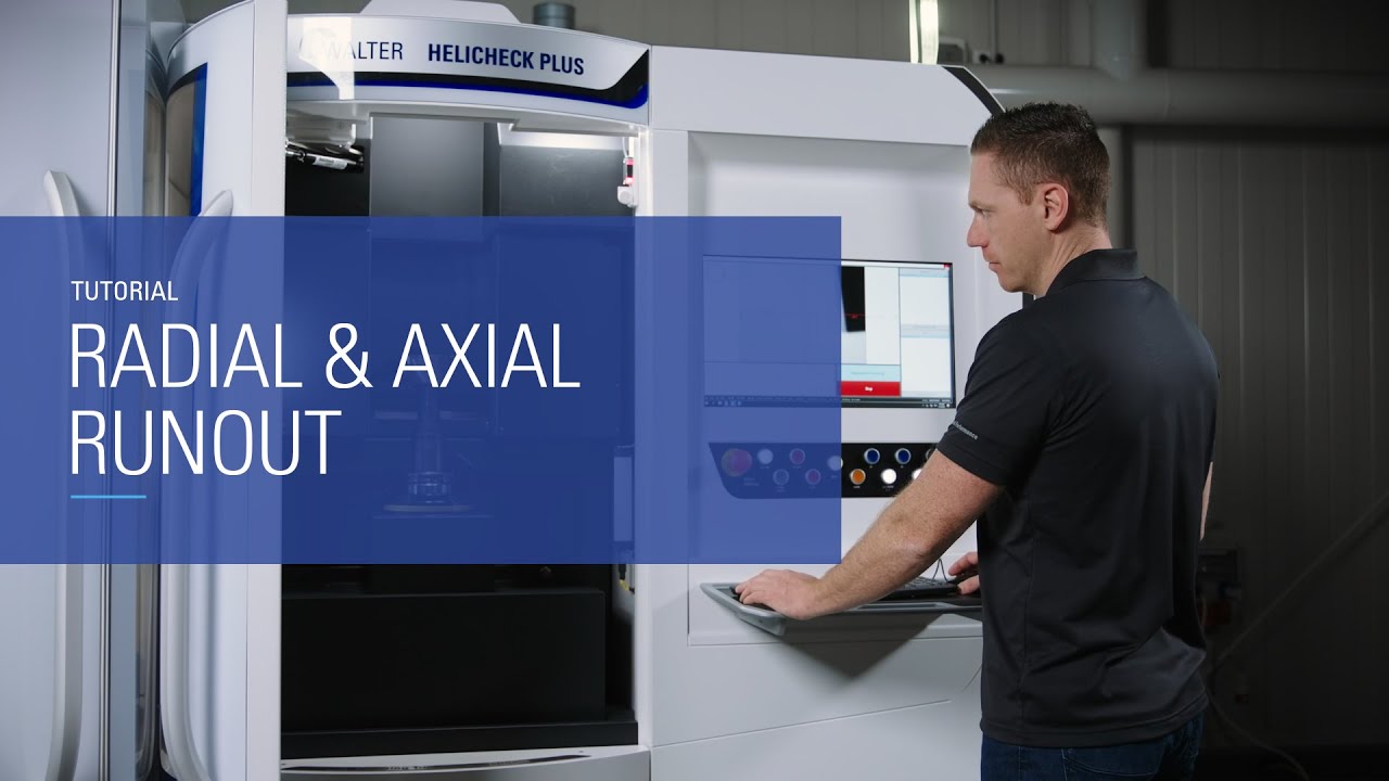 Radial & Axial Runout Measuring Module | WALTER Tutorial