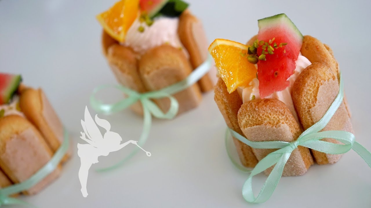 Orangen Mousse Desserts - No Bake Orangen Mousse T&ouml;rtchen - Sommer Dessert - Kuchenfee