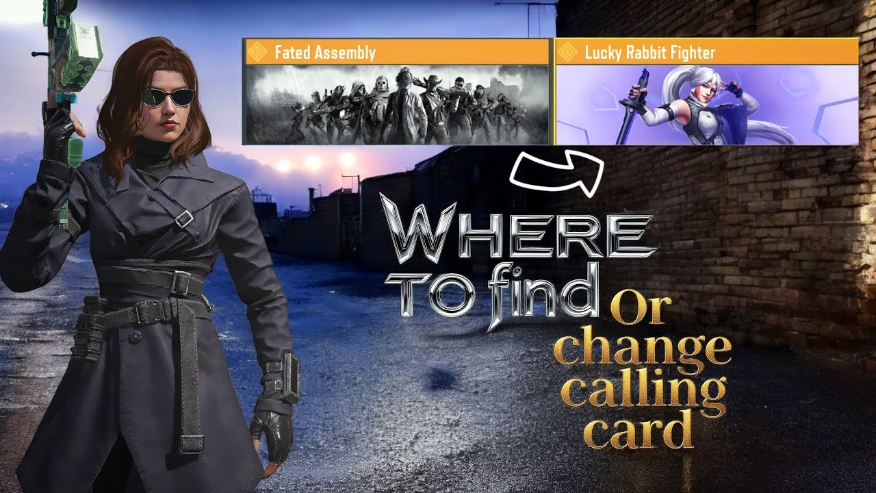 Where to find and change calling card COD Mobile