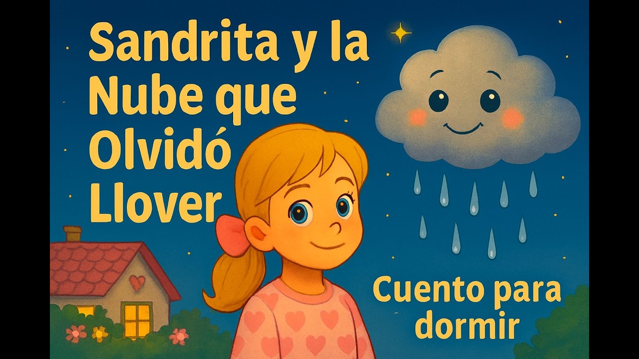 Sandrita y la Nube que Olvidó Llover 🌧️✨  Cuento para Dormir Niños