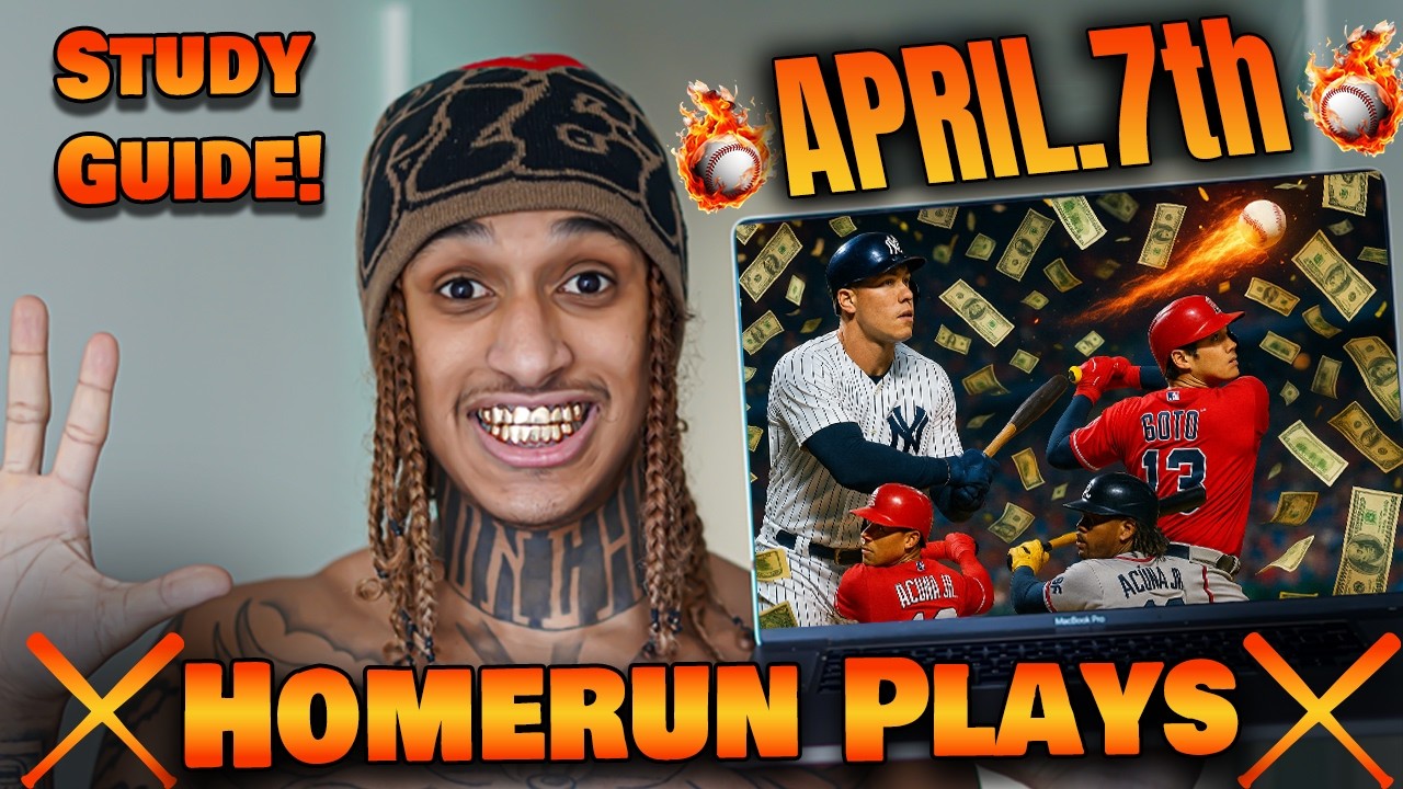 Best HOMERUN picks for April 7th 2026!