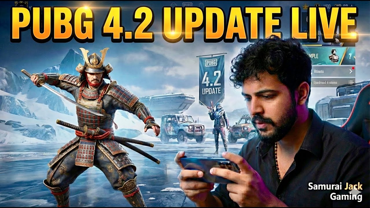 SERIOUS RANK PUSH BEGINS | PUBG Update 4.2 | PUBG Live 🥷🏻