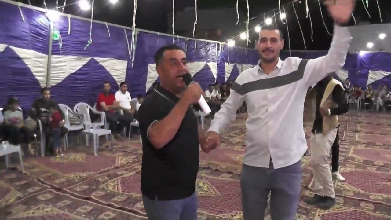 افراح ال ابو شلفه سهرة العريسان احمد ومحمد الفنان اشرف الجراروه وشاعر وصفي الجوعان