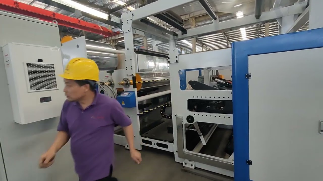 PVC film hot melt PSA adhesive label coating machine