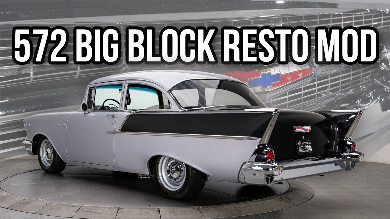 Frame Off Built 1957 Chevy Resto Mod 572 Big Block V8 Tremec 6-speed  -  FOR SALE  -  #137469