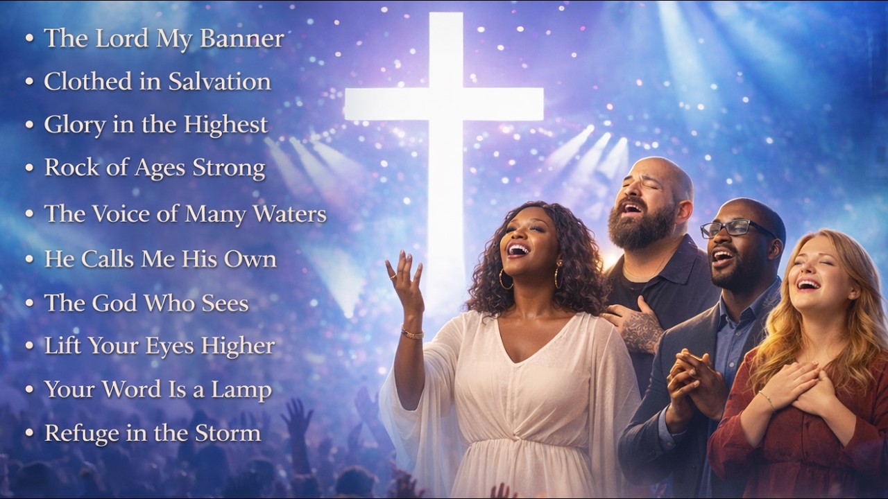 Nonstop Gospel Worship 2026 🔥 Powerful Christian Praise & Prayer Songs | The Lord My Banner