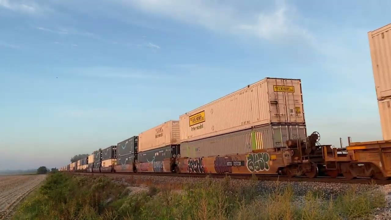 70 MPH BNSF Freight Train Compilation