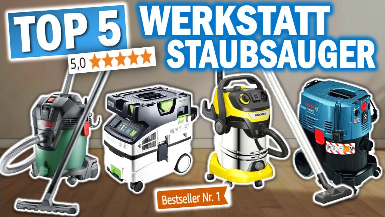 TOP 5 WERKSTATTSAUGER 2026 ! 🔥 | Die Besten Werkstatt Industriesauger