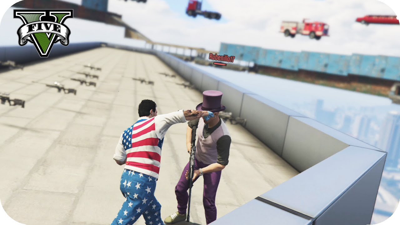 EL DEATHRUN MAS BUG/EPICO!! | GTA V ONLINE GAMEPLAY | Flow