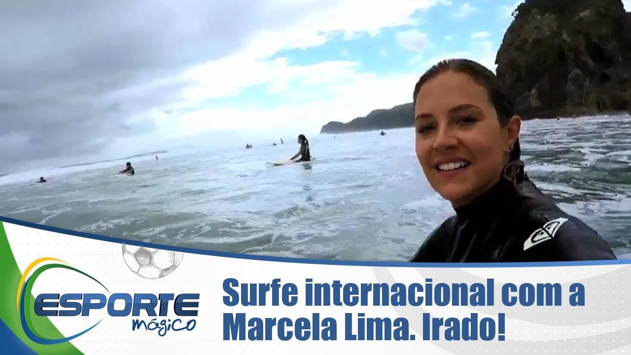 Surfe internacional com a Marcela Lima. Irado!