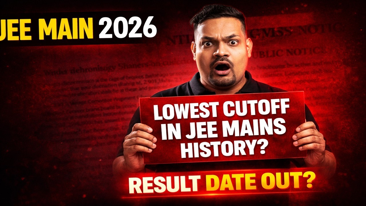 JEE Main 2026 Result Date OUT | 99%ile Cutoff 😱 Marks vs Percentile | Toughest Shift
