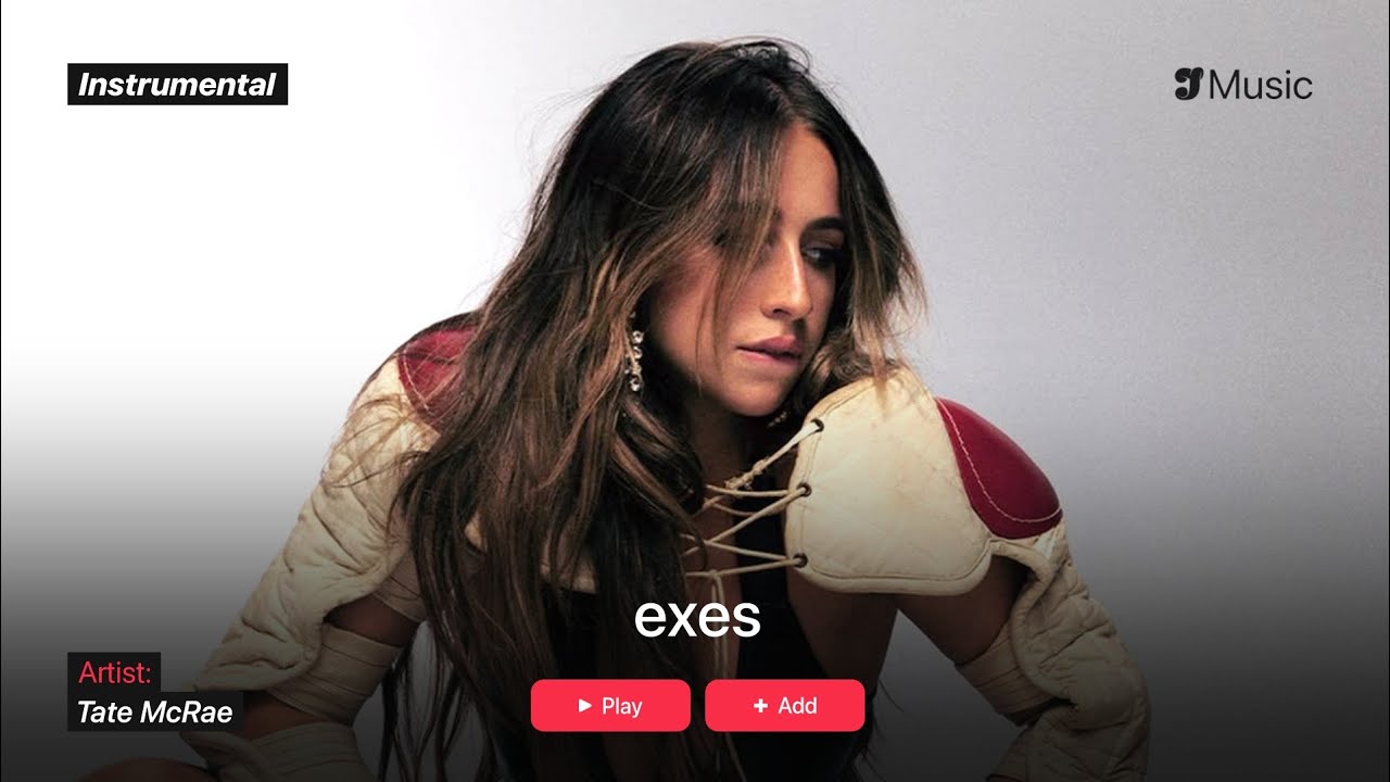 Tate McRae – exes | Official Instrumental