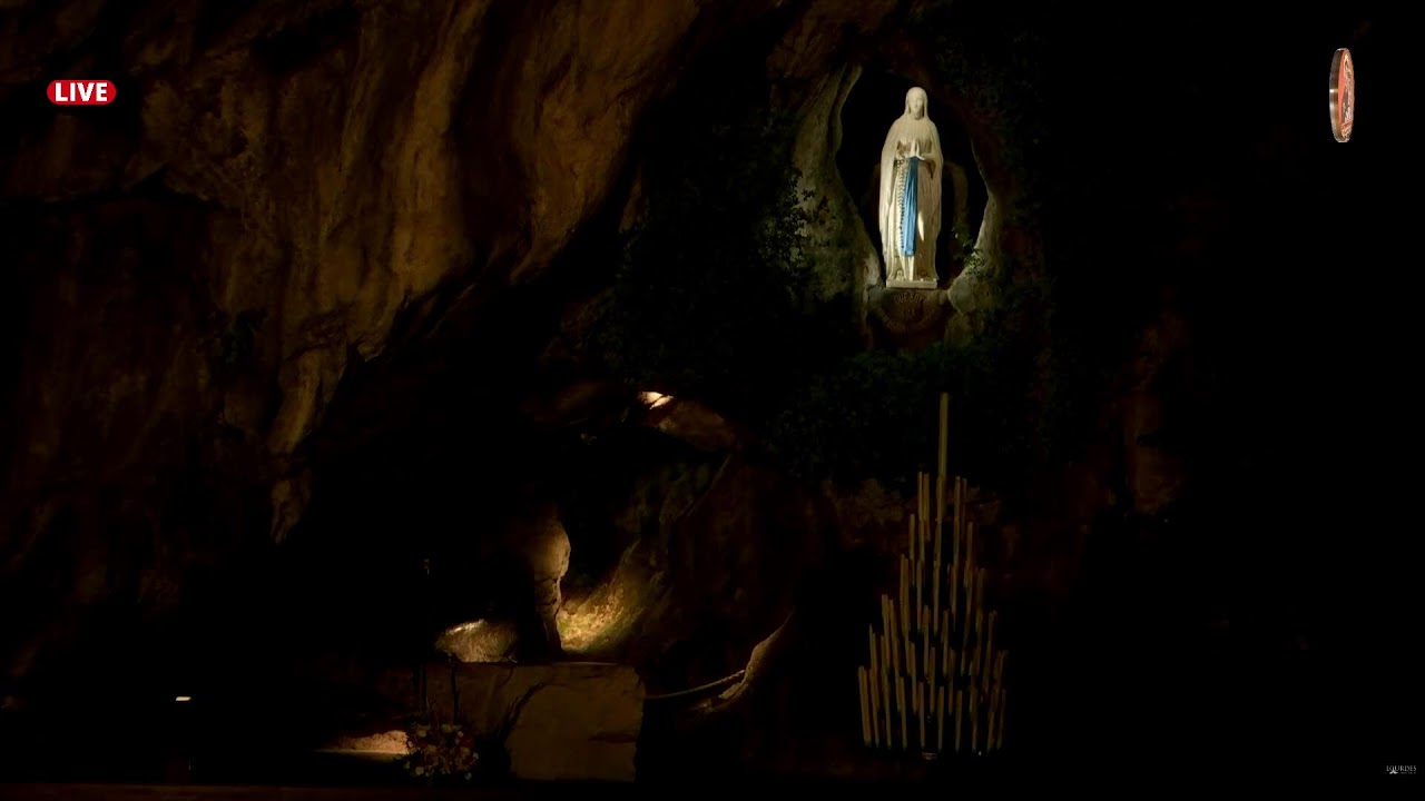 🔴 Lourdes Live | Notre-Dame de Lourdes Sanctuary Live Stream | Holy Mass & Grotto Prayer