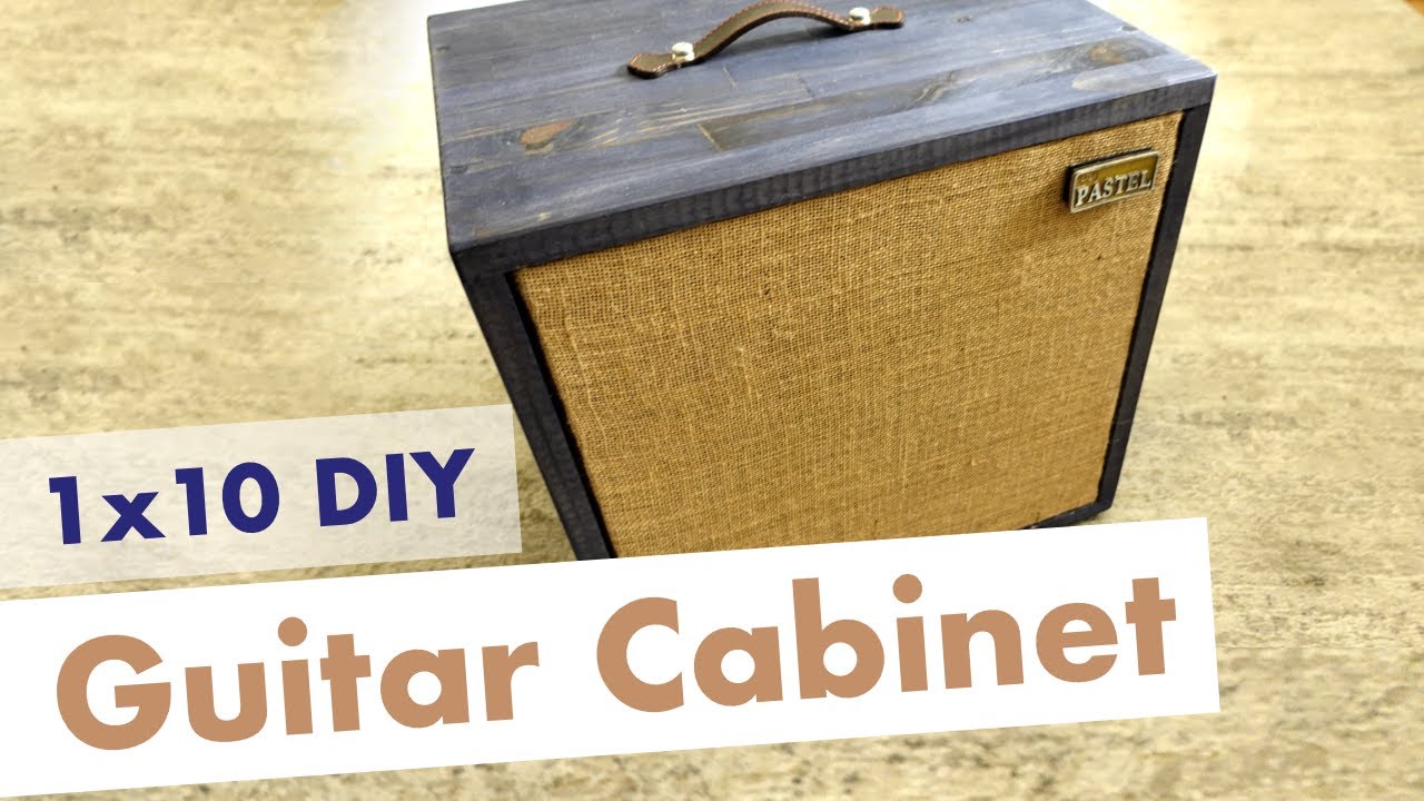 DIY Guitar Speaker Cabinet Build - How I Made My 10'' Jensen P10R Speaker Cabinet