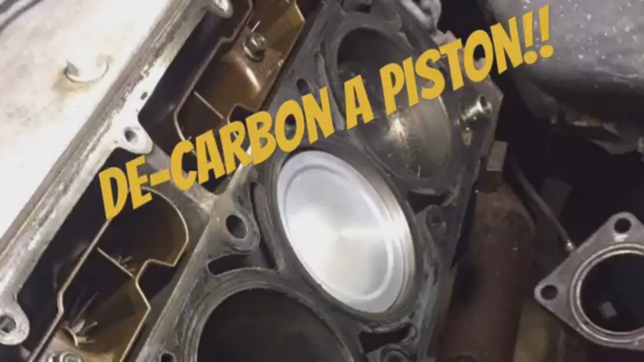 Cleaning Carbon Deposits off of Piston Tops / Easy!!!