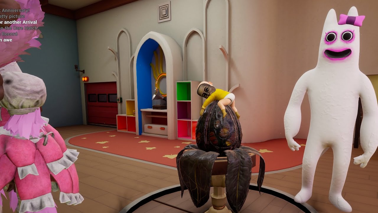 Baby Cultist in Yellow Meets Banbaleena and Kissy in Day Care