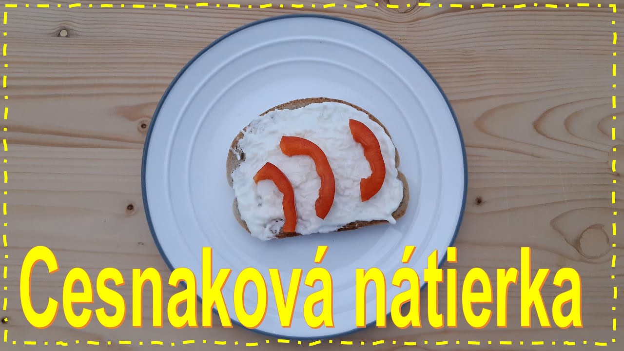 Rýchla cesnaková nátierka - skvele vyvážená nátierka pripravená doslova za pár minút