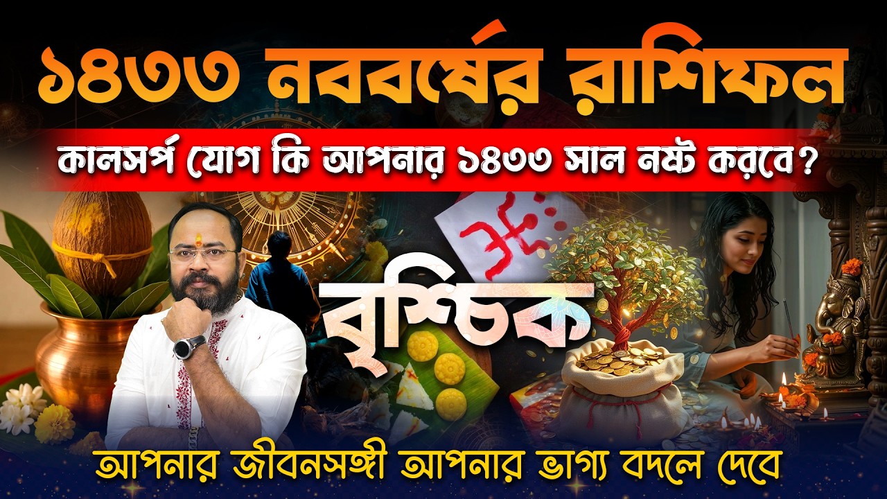 বৃশ্চিক রাশি ১৪৩৩ কেমন যাবে? | Vrischika Rashi 1433 Bengali Horoscope | ভাগ্যের সেরা সময় কি এবার?