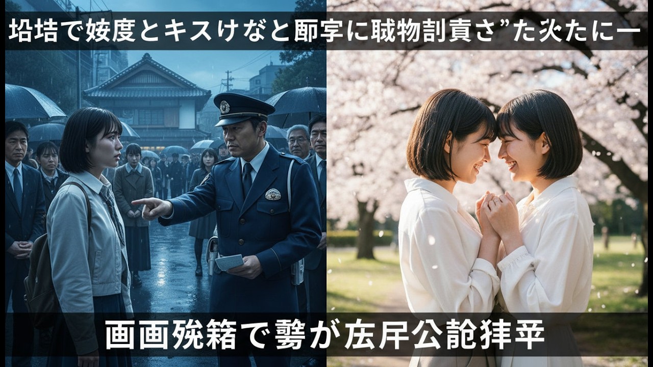 路上で彼女とキスしただけで警察に職務質問された私たち――動画拡散で署が法廷公開謝罪
