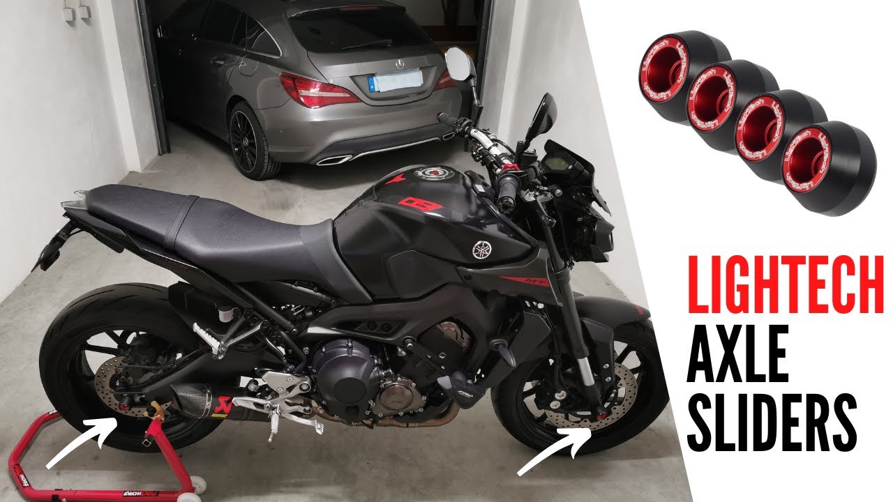LIGHTECH AXLE SLIDERS YAMAHA MT09