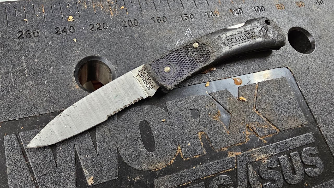 Schrade Knives Pocket Knife Refurb Modification