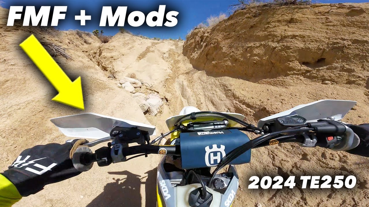 I UPGRADED My 2024 Husqvarna TE250 TBI | FMF Turbine Core 2.1