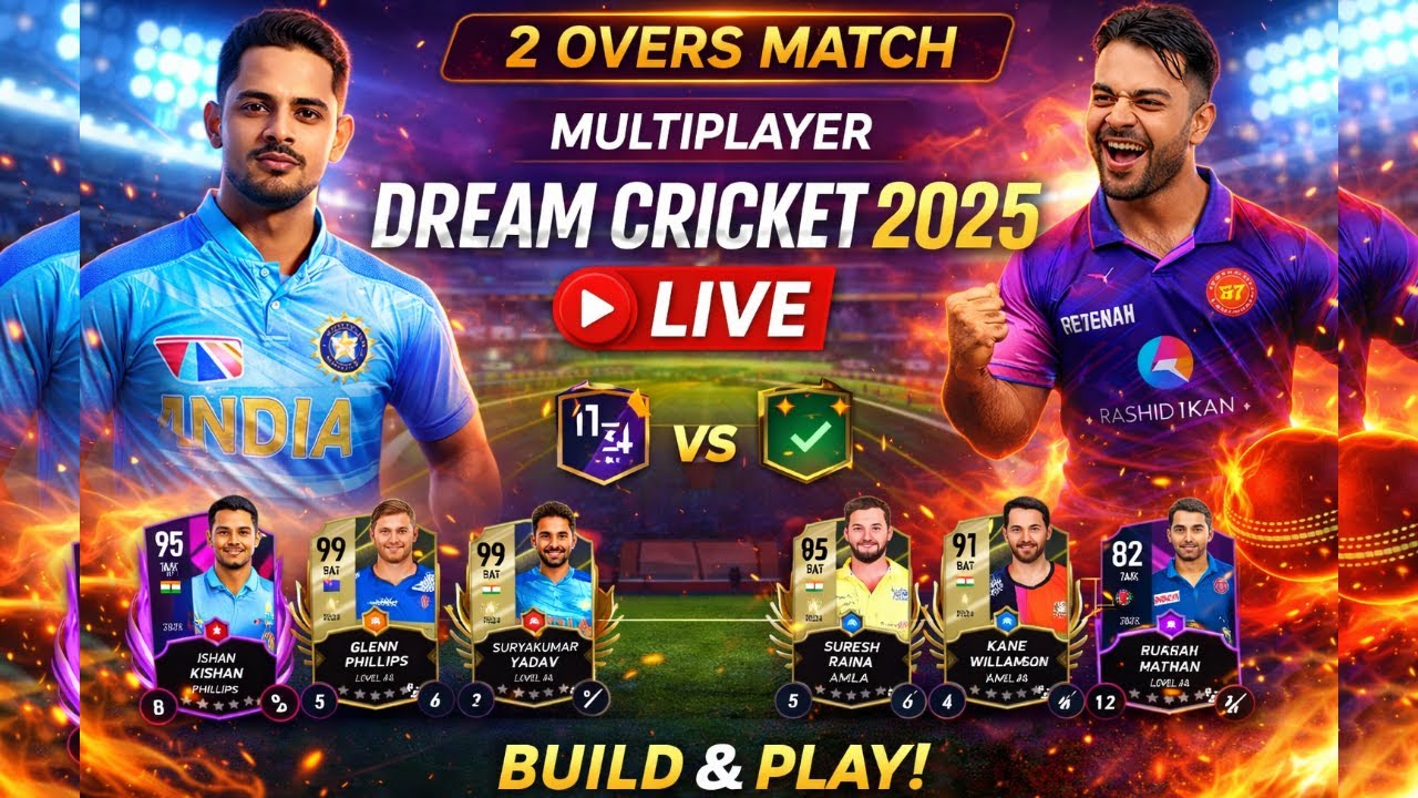 🔴 LIVE Dream Cricket 2025 | Intense Multiplayer Battle 🔥