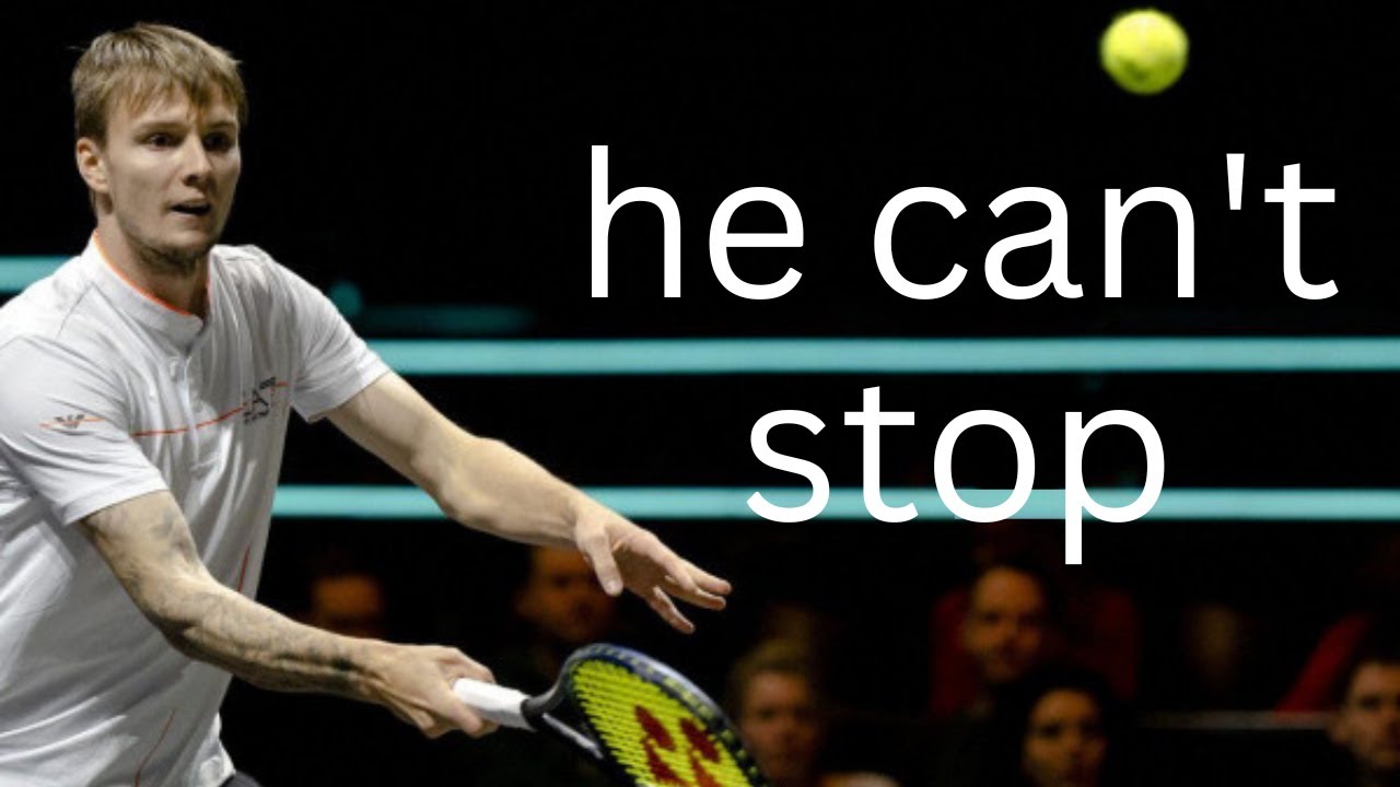 Bublik keeps hitting drop shot winners...