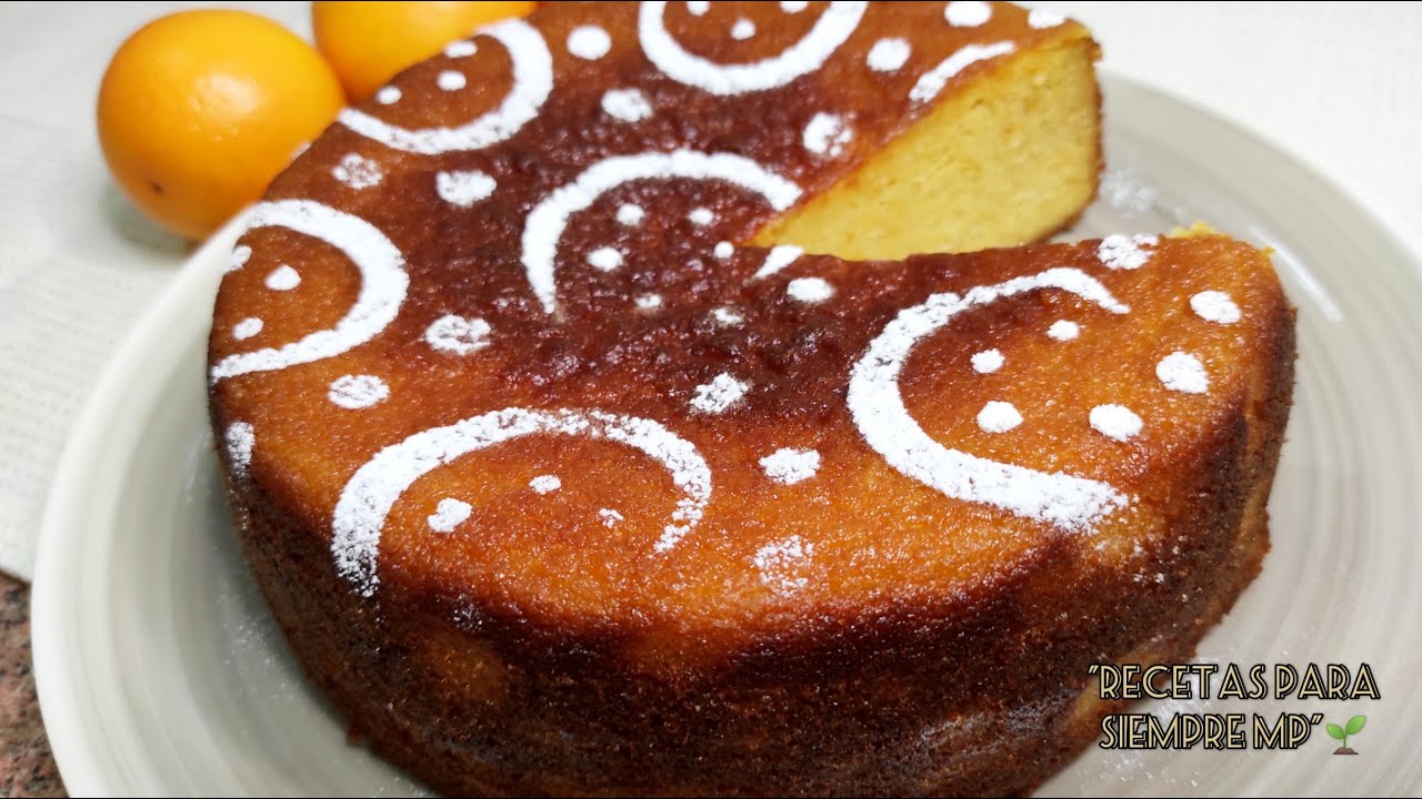 Bizcocho de Almendras y Naranja Sin Harina, Pastel Libanés