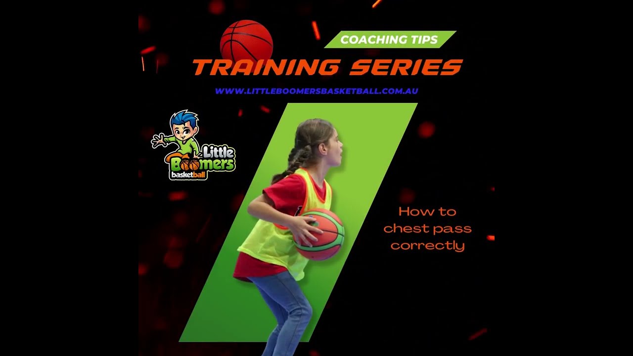 How to chest pass in basketball | Kids Basketball Training Ages 3-12
