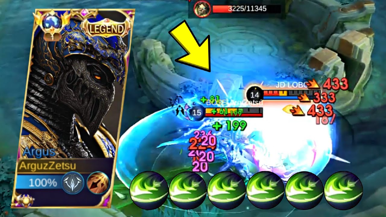 ARGUS 6 PASSIVE IN 1 SECOND!! AUTO DELETE HIGH SUSTAIN HEROES | ARGUS BEST BUILD TO GET MAX PASSIVE!