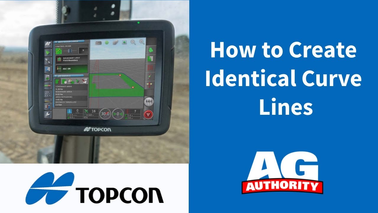 Topcon X Series - How to Create Identical Curve Lines