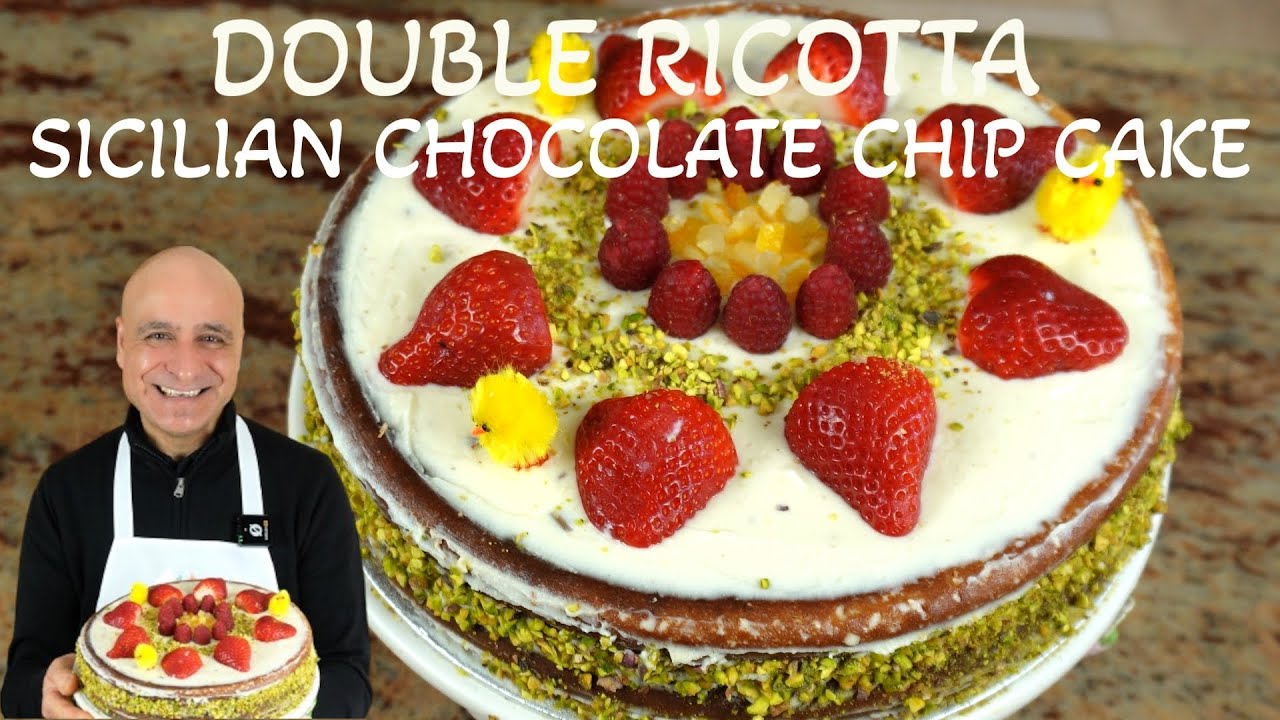 Chocolate Chip & Ricotta Cake: Sicilian Surprise | TortellinoTime