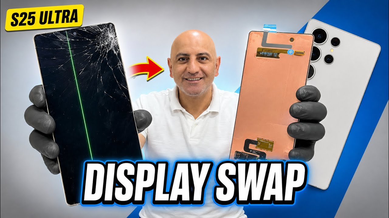 💥 “Dead Screen to Alive! S25 Ultra LCD Full Rebuild | FixoraOne Restoration”