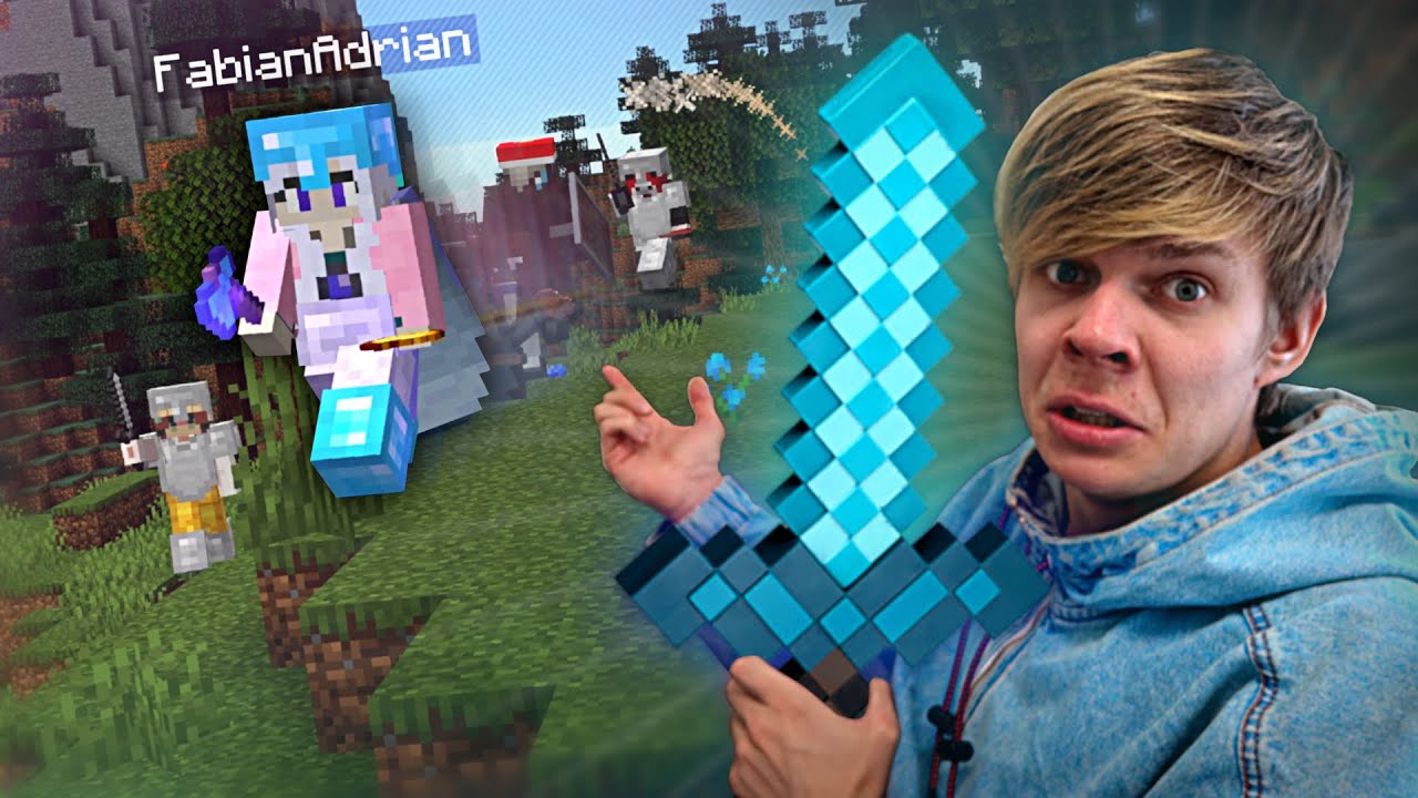 Me kaksi vastaan 50 pelaajaa Minecraftissa!
