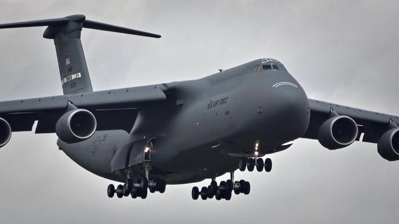 Thursday Military Arrivals (C-5, Growler, C-17, and more...) - Abbotsford Airshow 2023
