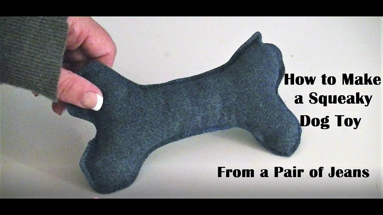 How to Make a Squeaky Dog Toy from a Pair of Jeans