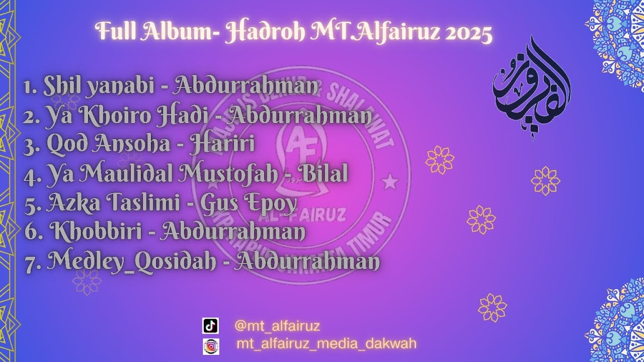 Majelis Ta'lim Al-fairuz Hadroh Full album 2025