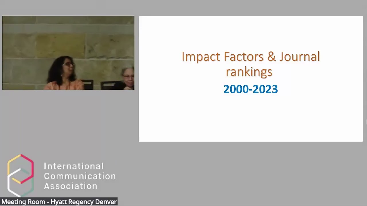 ICA@75 ANNIVERSARY SPECIAL SESSION: ICA Journal Editing: Past, Present, and Future
