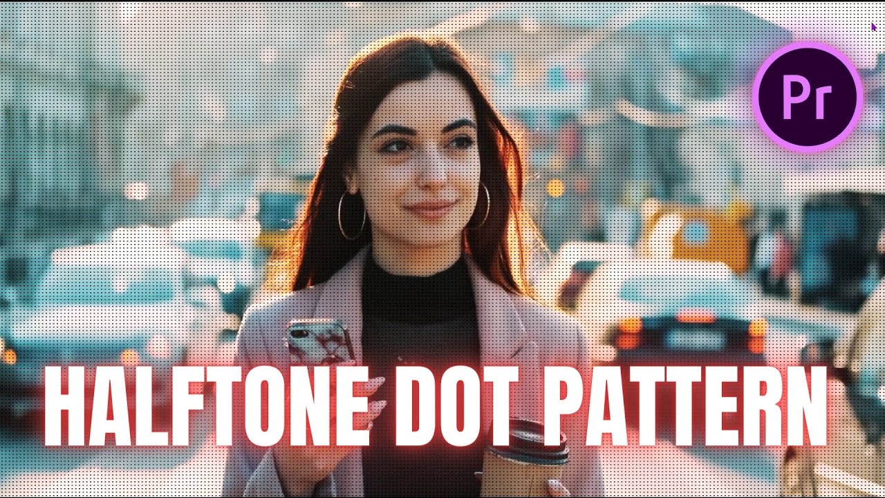 How to create a Halftone Dot Pattern Video Effect in Premiere Pro | Premiere Pro Tutorials