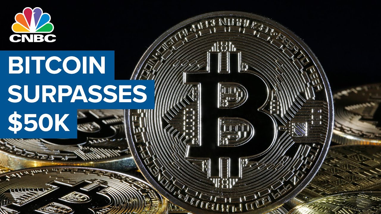 Bitcoin surpasses $50,000 for first time