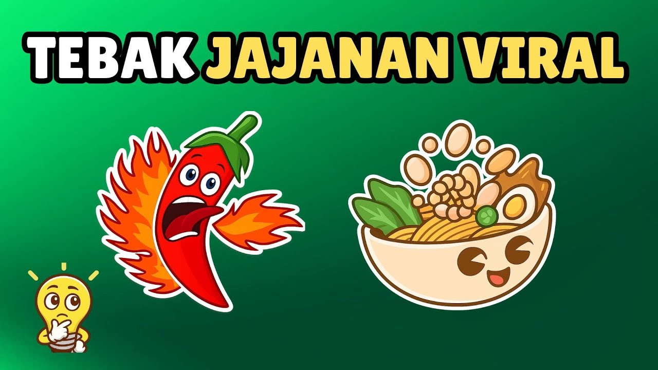 Kuis Mukbang Tebak Makanan (Part 2) | Tebak Jajanan Viral Dari Emoji 🌶️🥔🥐! Awas Jadi Lapar 😁