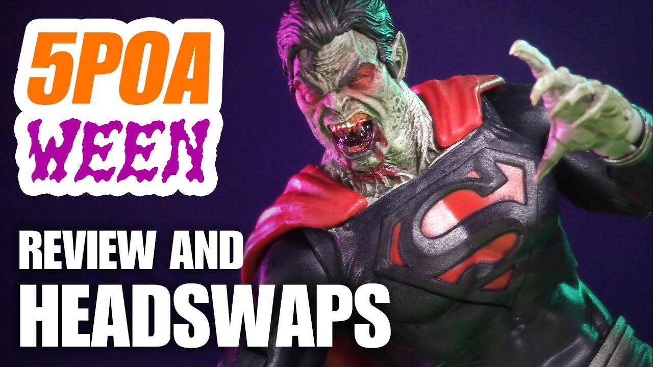 DC против вампиров: обмен головами Супермена! Обзор фигурки McFarlane Toys DC Multiverse 5POAWEEN